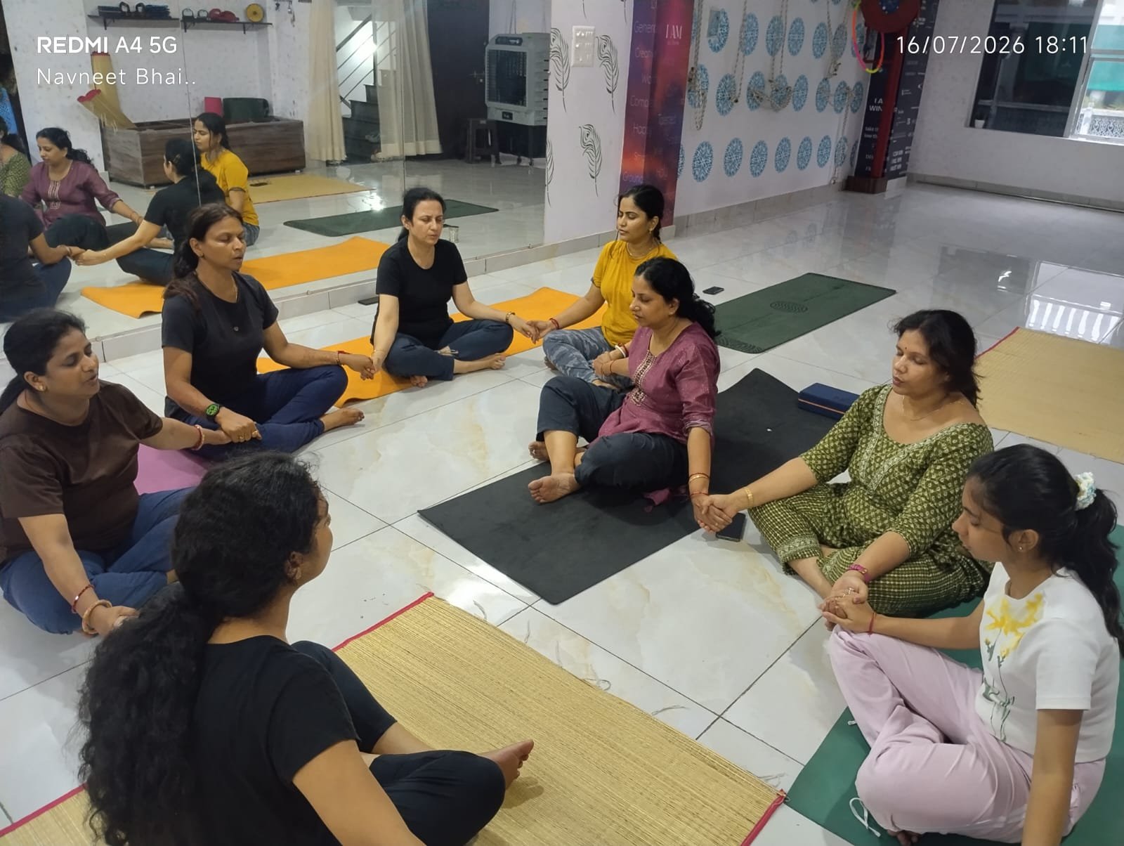 Indu Aggarwal Yoga Session