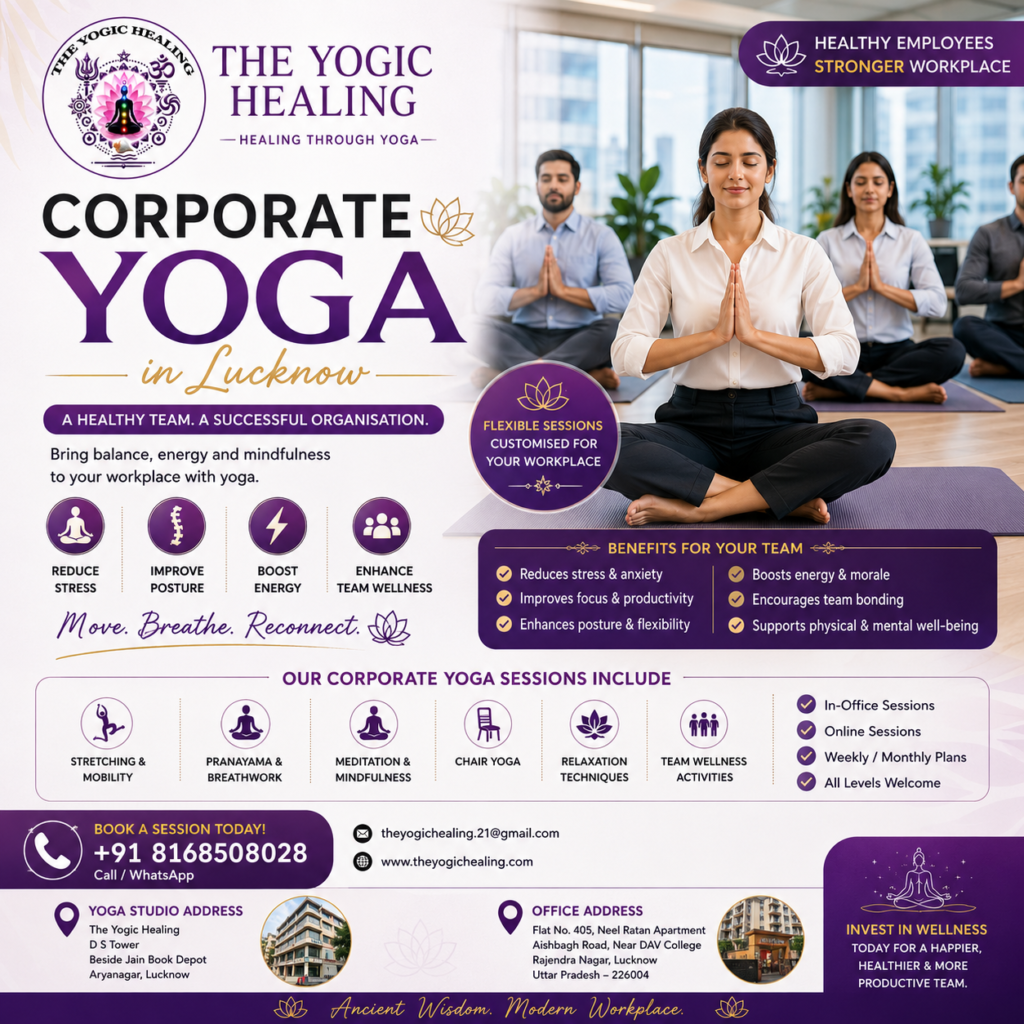 Corporate Yoga in Lucknow | Office Yoga & Wellness – The Yogic Healing