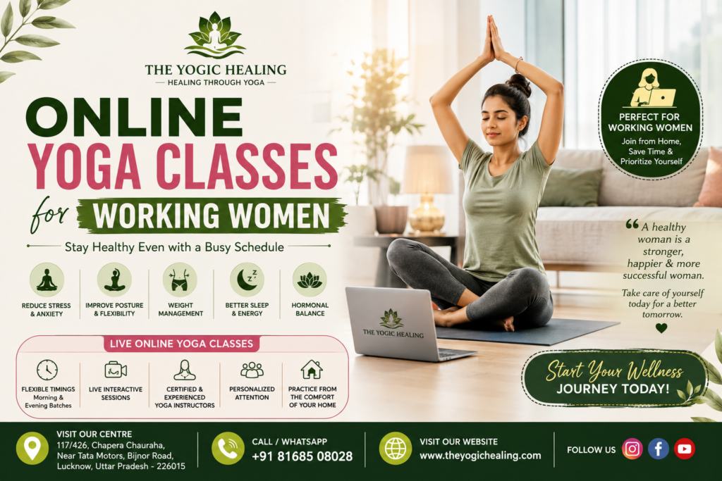The Best Online Yoga Classes for Working Women in Lucknow